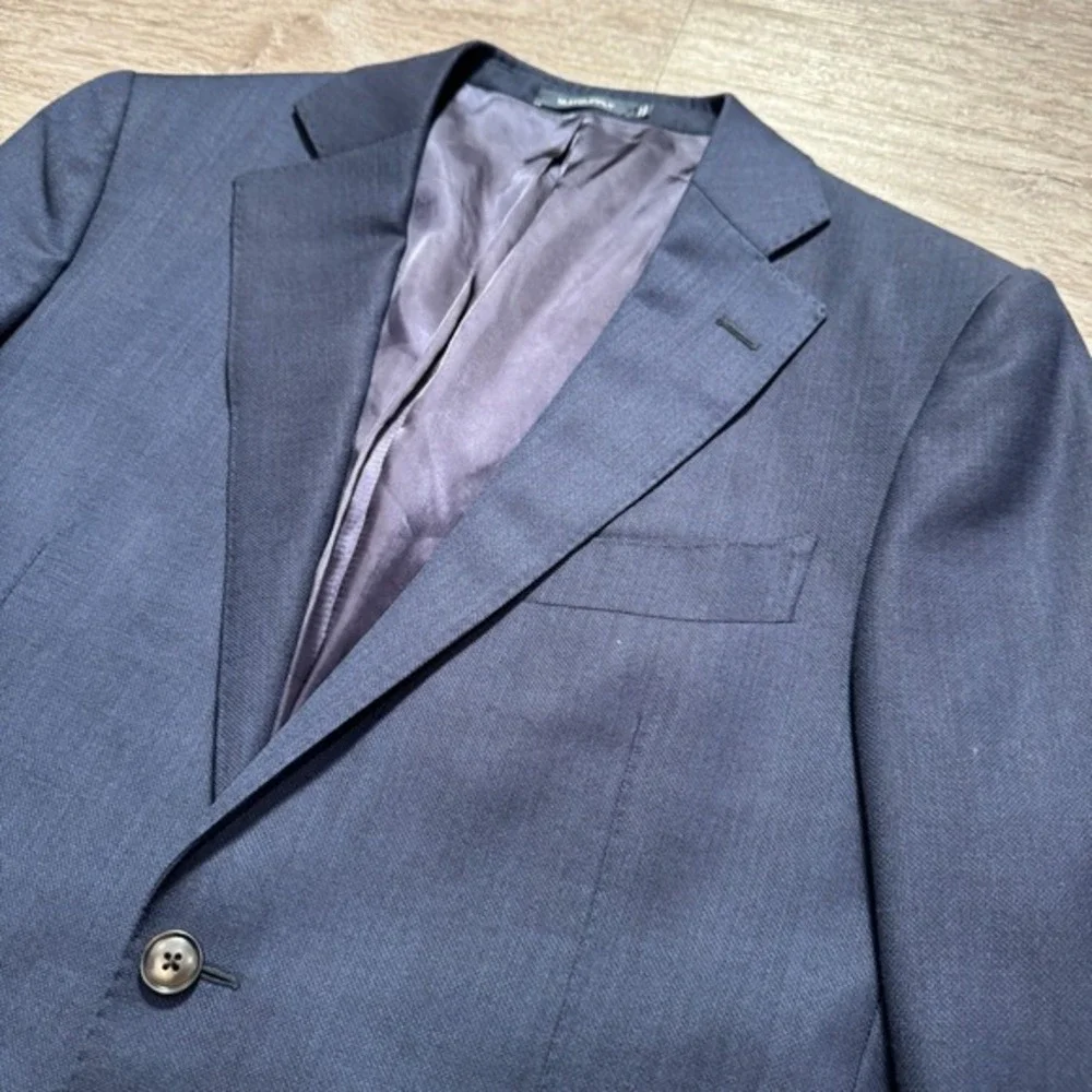 Suitsupply Sport Coat Mens 40 Blue Pure Wool Reda Super 110s Blazer Lazio Slim‎